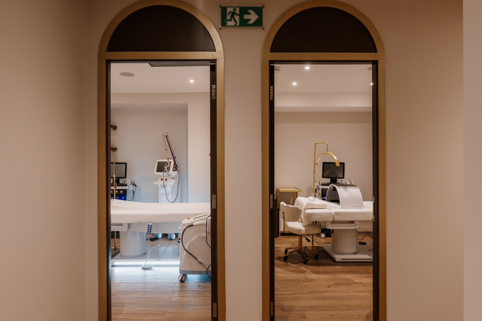 Treatment rooms at Waldor Clinic on Great Portland Street, London, where weight management programmes begin with blood work